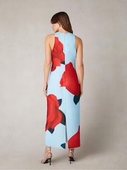 Ro&Zo Blue Petite Camilla Racer Dress - Image 6 of 7