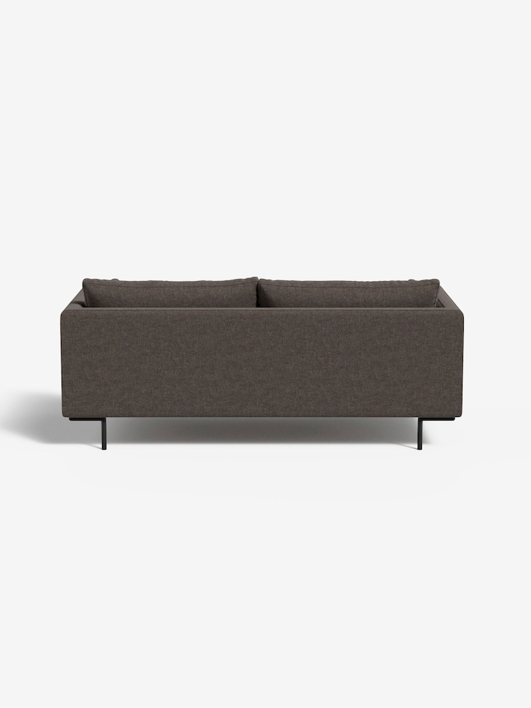 MADE.COM Basket Weave Mocha Harlow 2 Seater Sofa - Image 2 of 4