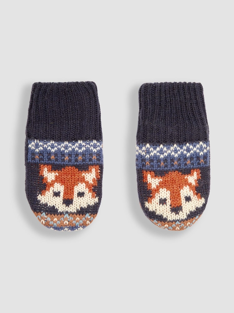 Jojo Maman Bébé Fair Isle Pattern Pattern, rokavice (z enim prstom) - Slika 1 iz 3