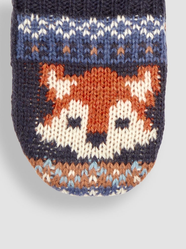 Jojo Maman Bébé Fair Isle Pattern Pattern, rokavice (z enim prstom) - Slika 3 iz 3