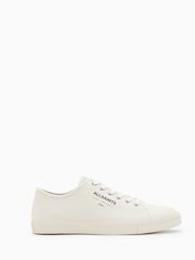 AllSaints White Underground Canvas Low Trainers - Image 1 of 5