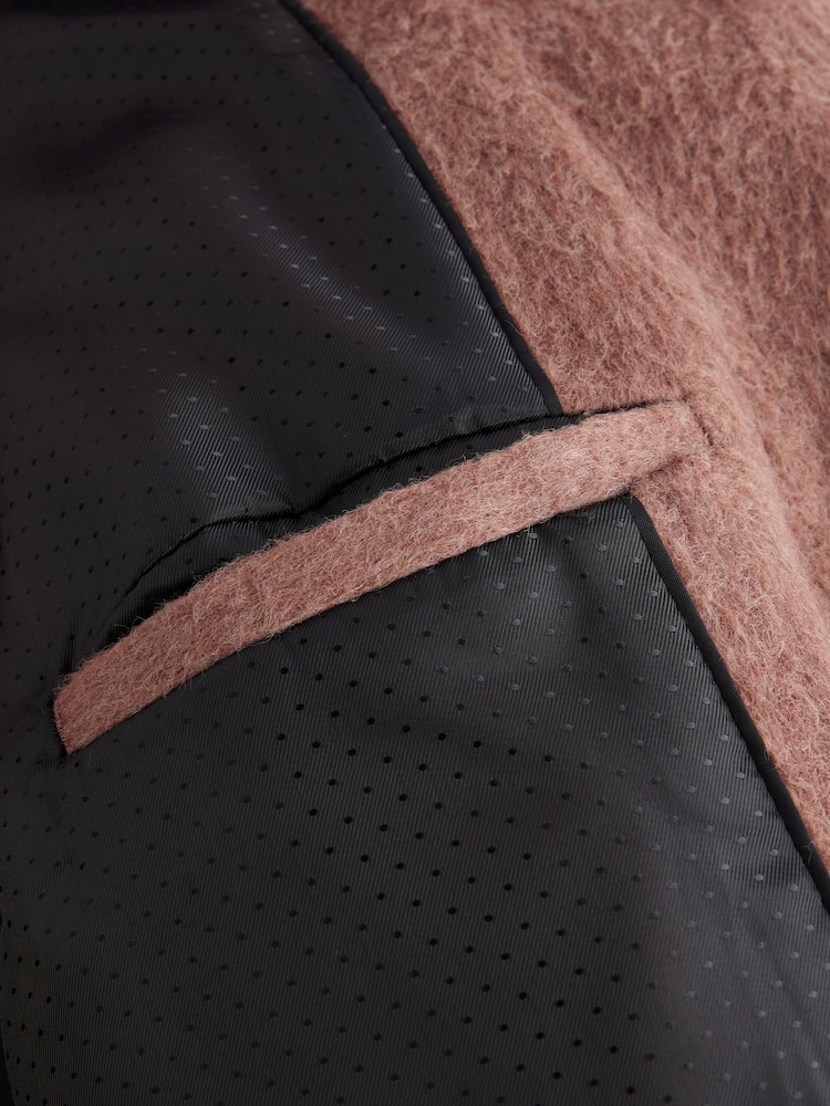 روز وردي - Overcoat with Revere Collar - صورة 9 من 9