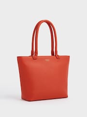 OSPREY LONDON Tan The Collier Leather Shoulder Tote Bag - Image 2 of 4
