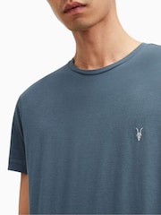 AllSaints Blue Tonic Short Sleeve Crew T-Shirt - Image 2 of 6