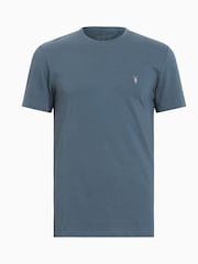 AllSaints Blue Tonic Short Sleeve Crew T-Shirt - Image 6 of 6