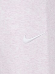 Nike Pink Little Kids Essential Marl Tracksuit - Image 4 of 4