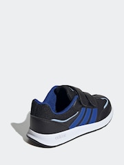 adidas Black/Navy Kids Tensaur Switch Trainers - Image 4 of 8