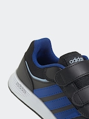 adidas Black/Navy Kids Tensaur Switch Trainers - Image 8 of 8