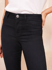 Friends Like These Ink Blue Petite High Waisted Jeans - Image 3 of 4