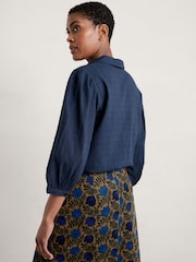 Seasalt Cornwall Blue Hope Cottage Blouse - Image 2 of 6