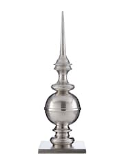 Interiors by Premier Silver Kensington Townhouse Obelisk Ornament - Image 1 of 2