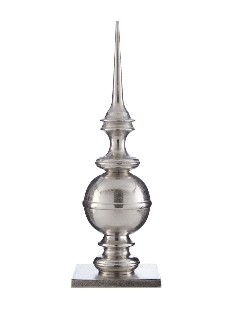 Interiors by Premier Silver Kensington Townhouse Obelisk Ornament - Image 1 of 2 Interiors by Premier Silver Kensington Townhouse Obelisk Ornament - Image 1 of 2