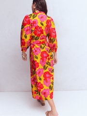 Boden Yellow Octavia Cotton Dress - Image 4 of 7