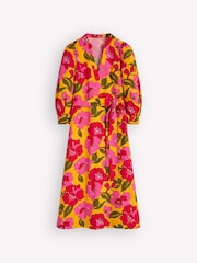 Boden Yellow Octavia Cotton Dress - Image 7 of 7