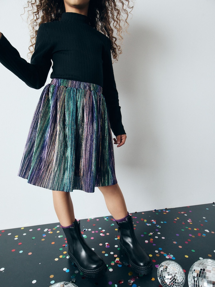 Rainbow Metallic Skirt (3-16yrs) - Image 1 of 7