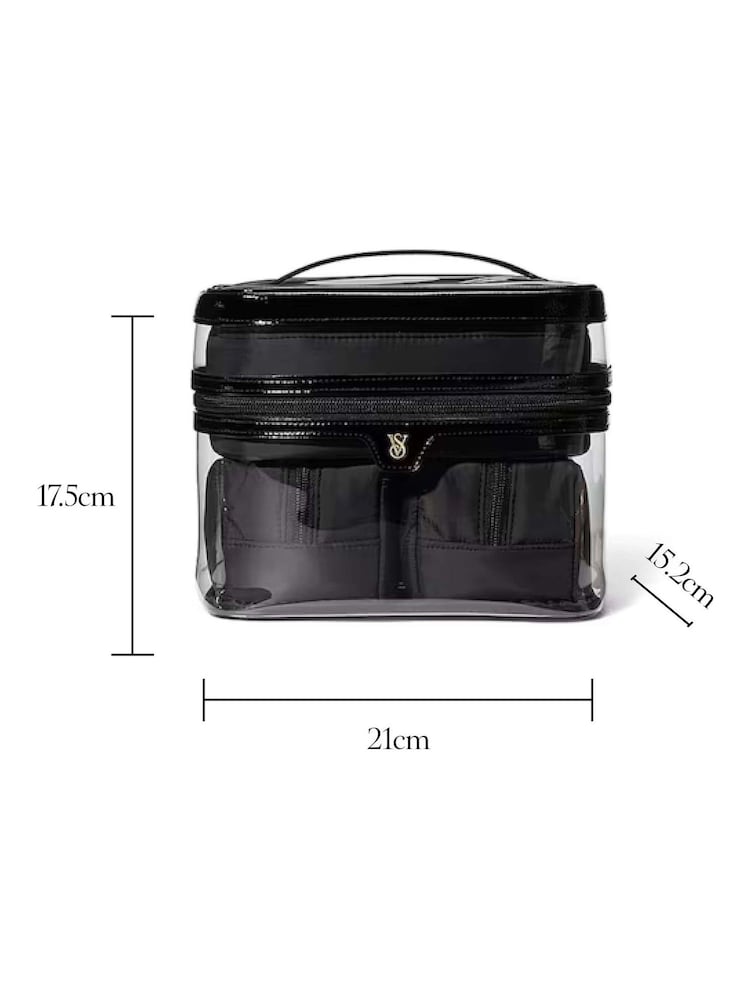 Victoria's Secret Black 4 in 1 Makeup Bag - Image 3 of 3 Victoria's Secret Black 4 in 1 Makeup Bag - Image 3 of 3