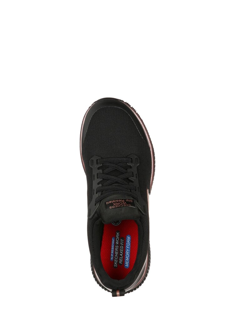 Skechers Black Squad Slip Resistant Trainers - Image 4 of 5