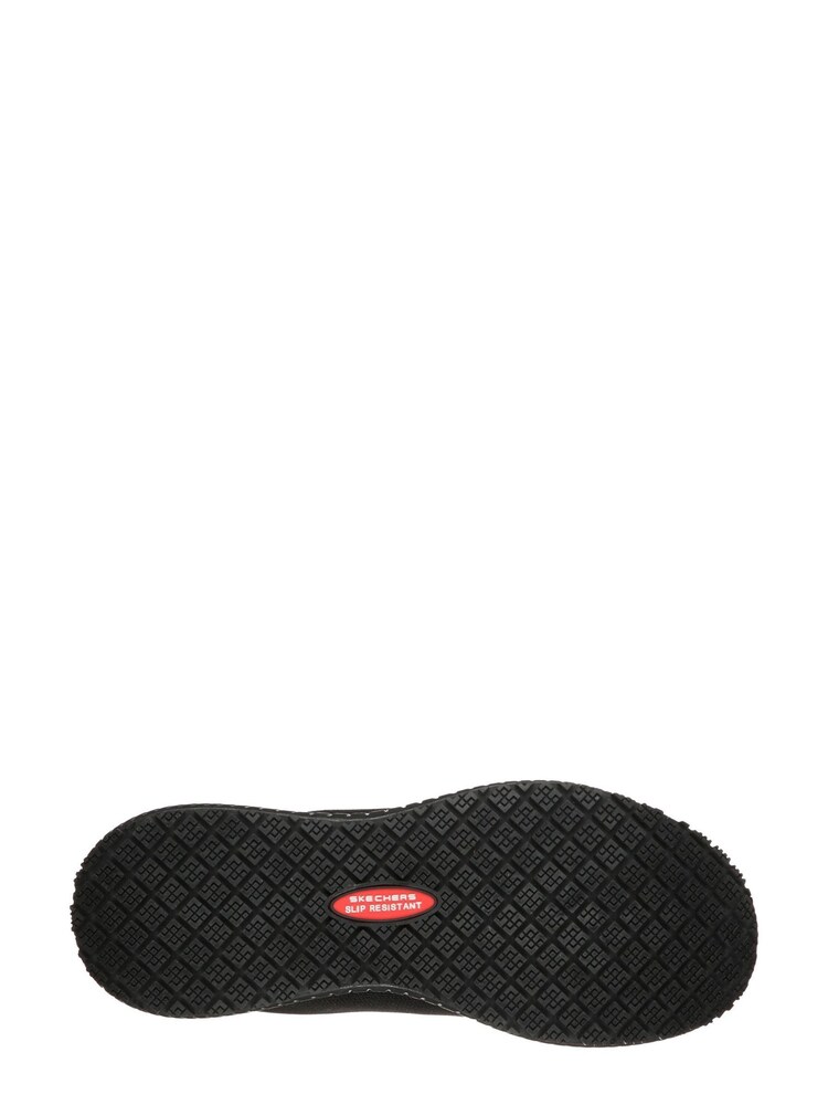 Skechers Black Squad Slip Resistant Trainers - Image 5 of 5