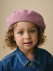 Pink Beret Hat (3mths-10yrs) - Image 2 of 4