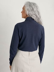 Azul marino - Top con cuello vuelto Landing de Seasalt Cornwall - Imagen 3 de 5