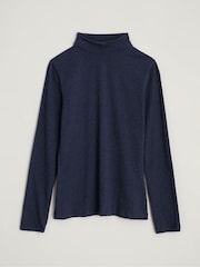 Azul marino - Top con cuello vuelto Landing de Seasalt Cornwall - Imagen 4 de 5