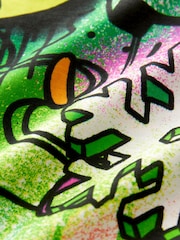 Multi Graffiti Single Long Sleeve 100% Cotton Pyjamas (3-16yrs) (3-16yrs) - Image 4 of 4