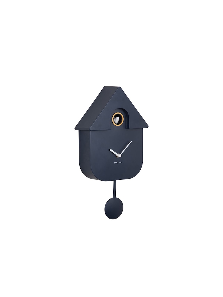 Karlsson Dark Blue Modern Cuckoo ABS Wall Clock - Image 2 of 4