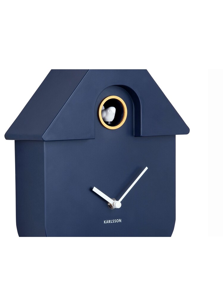 Karlsson Dark Blue Modern Cuckoo ABS Wall Clock - Image 4 of 4