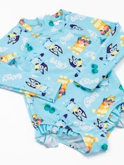 Vanilla Underground Blue Girls Licensing Swimsuit - Image 3 of 5