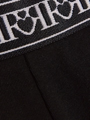 River Island Black Girls Waistband Mutlipack Cycling 100% Cotton Shorts - Image 3 of 3