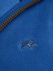 Raging Bull Blue Fleece Gilet - Image 7 of 7