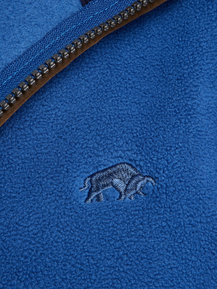 Raging Bull Blue Fleece Gilet - Image 7 of 7