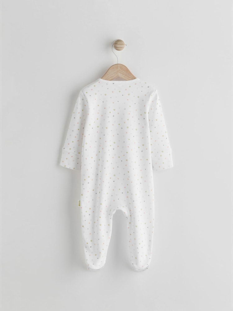 White Tiny But Mighty Charity 100% Cotton Sleepsuit for Anthony Nolan (0-9mths) - Image 2 of 7