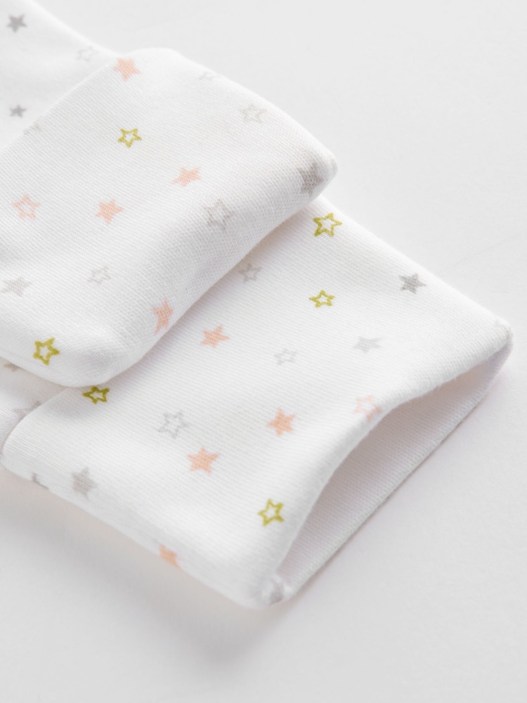 White Tiny But Mighty Charity 100% Cotton Sleepsuit for Anthony Nolan (0-9mths) - Image 7 of 7