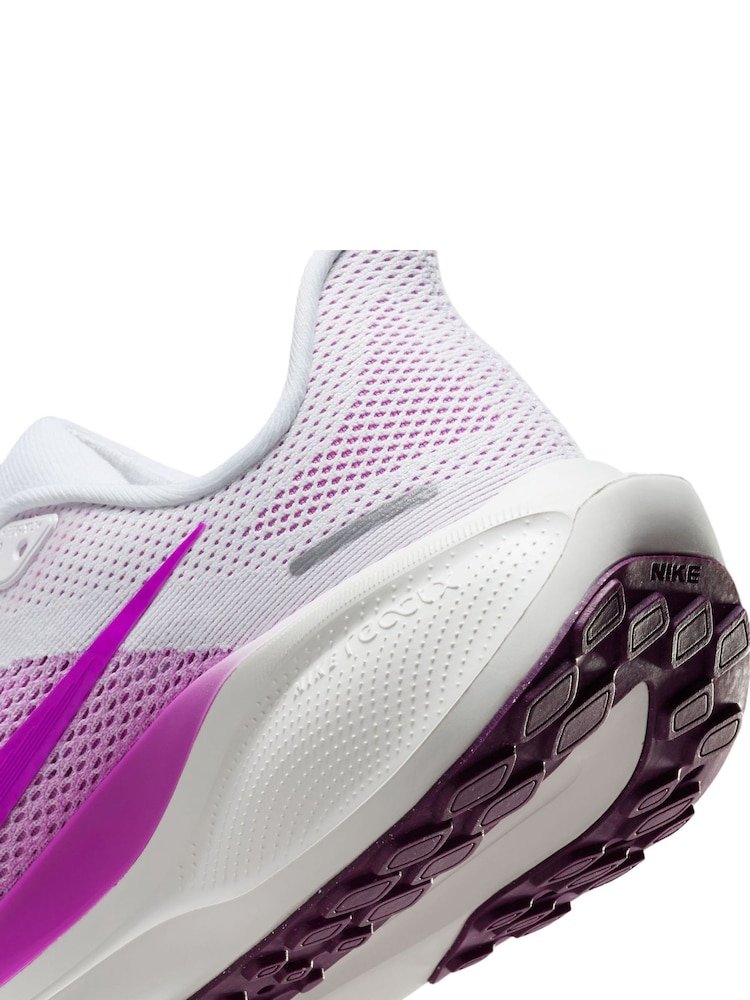 Wit/paars - Nike - Pegasus 41 Road hardloopsneakers - Image 7 of 11