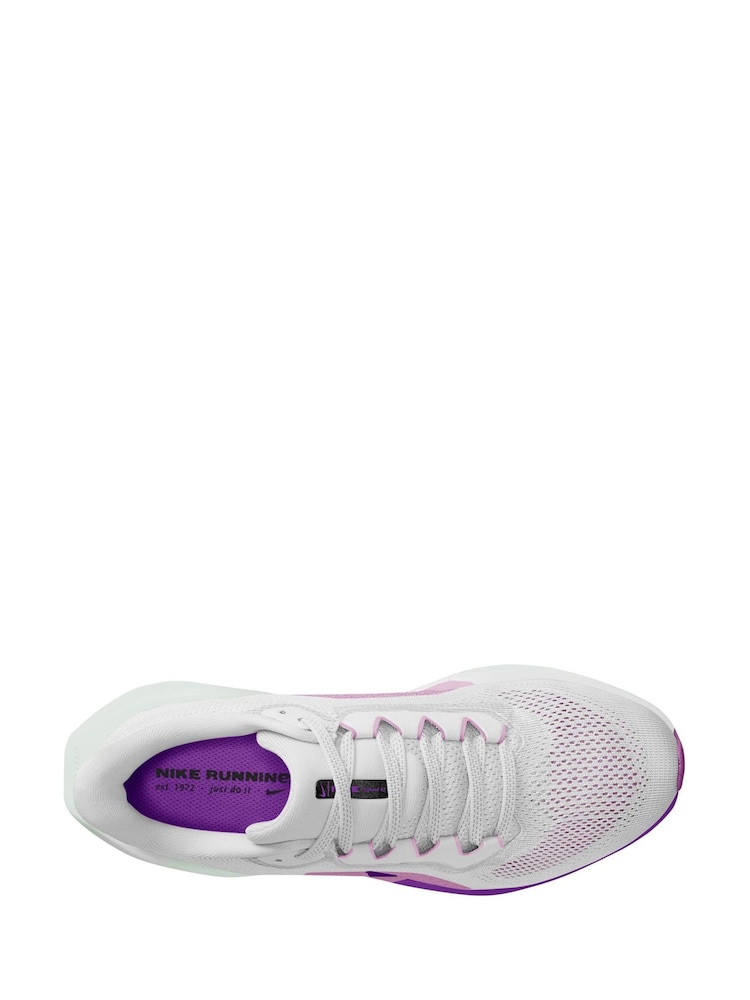 Wit/paars - Nike - Pegasus 41 Road hardloopsneakers - Image 9 of 11