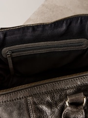 Black Large Washed Grab Bag - Image 7 of 7