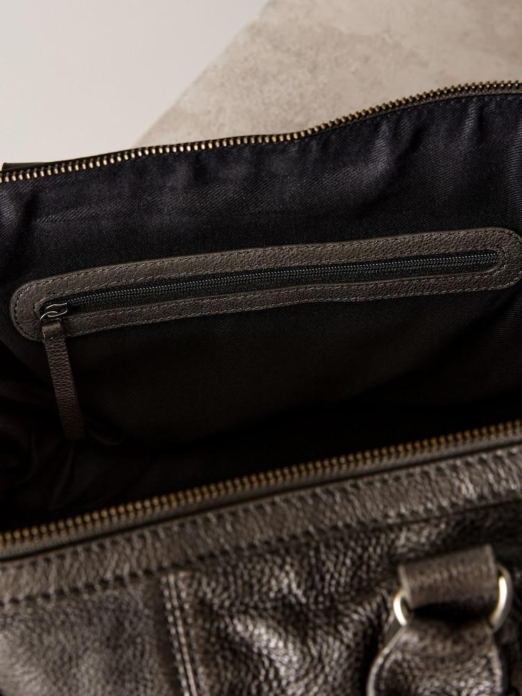 Black Large Washed Grab Bag - Image 7 of 7