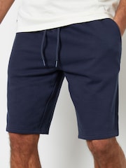Threadbare Navy Knee Length Fleece Sweat Shorts - Image 4 of 5