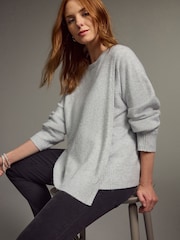 Grey Maternity Nursing Jumper - Image 1 of 8