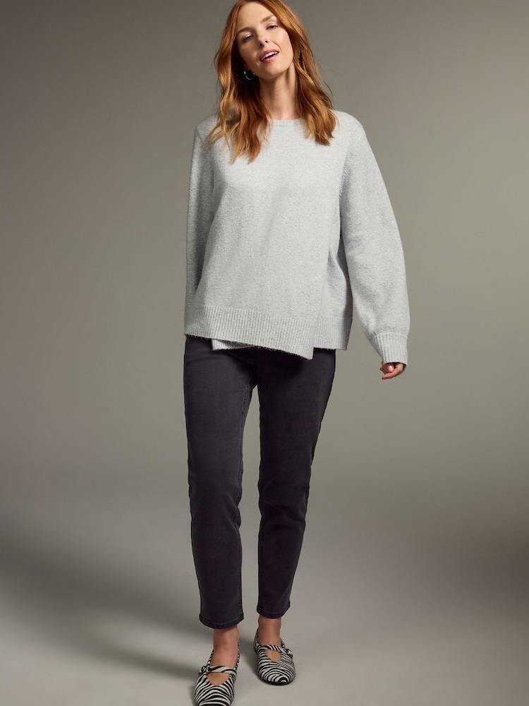 Grey Maternity Nursing Jumper - Image 2 of 8