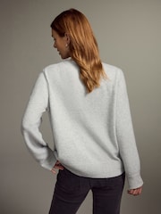 Grey Maternity Nursing Jumper - Image 4 of 8