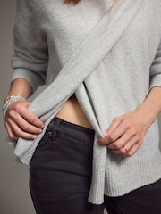 Grey Maternity Nursing Jumper - Image 5 of 8