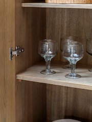 Gallery Home Smoked Dalry 2 Door Cocktail Cabinet - Image 4 of 8