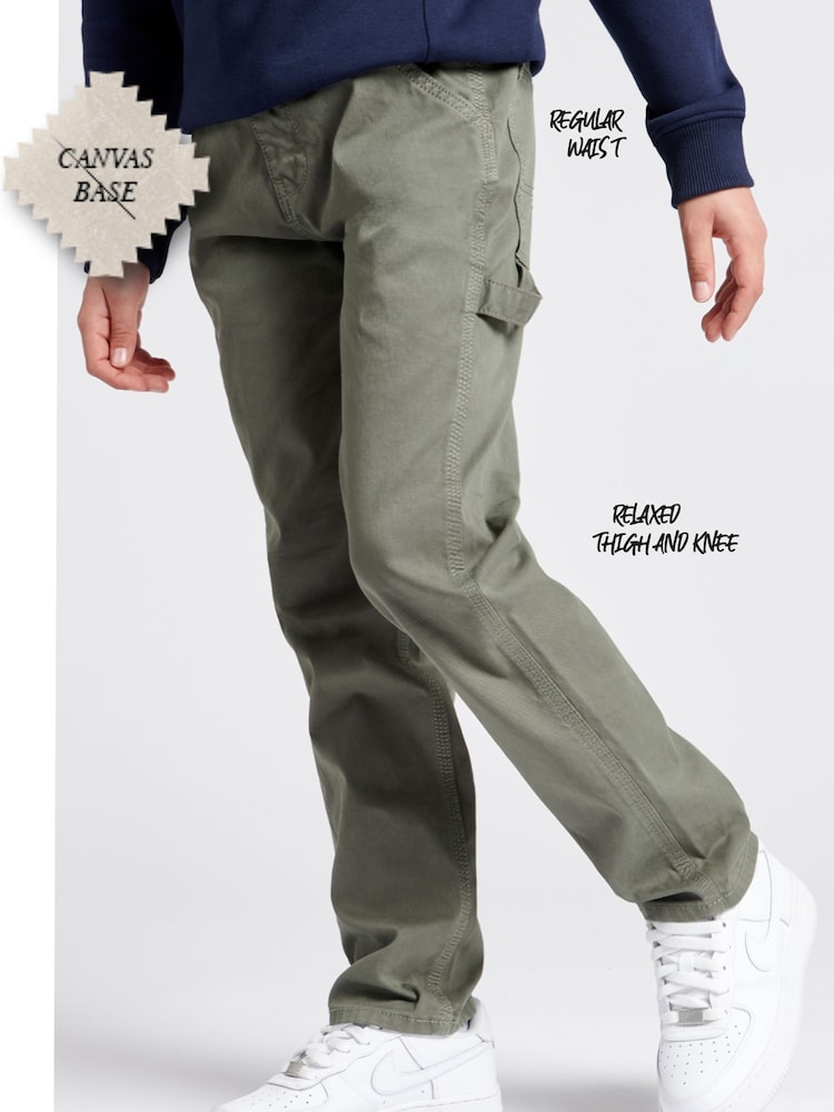 Lee Green Boys Canvas Carpenter Trousers - Image 4 of 4