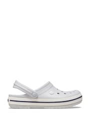 Crocs Grey Adults Crocband Clogs - Image 1 of 6