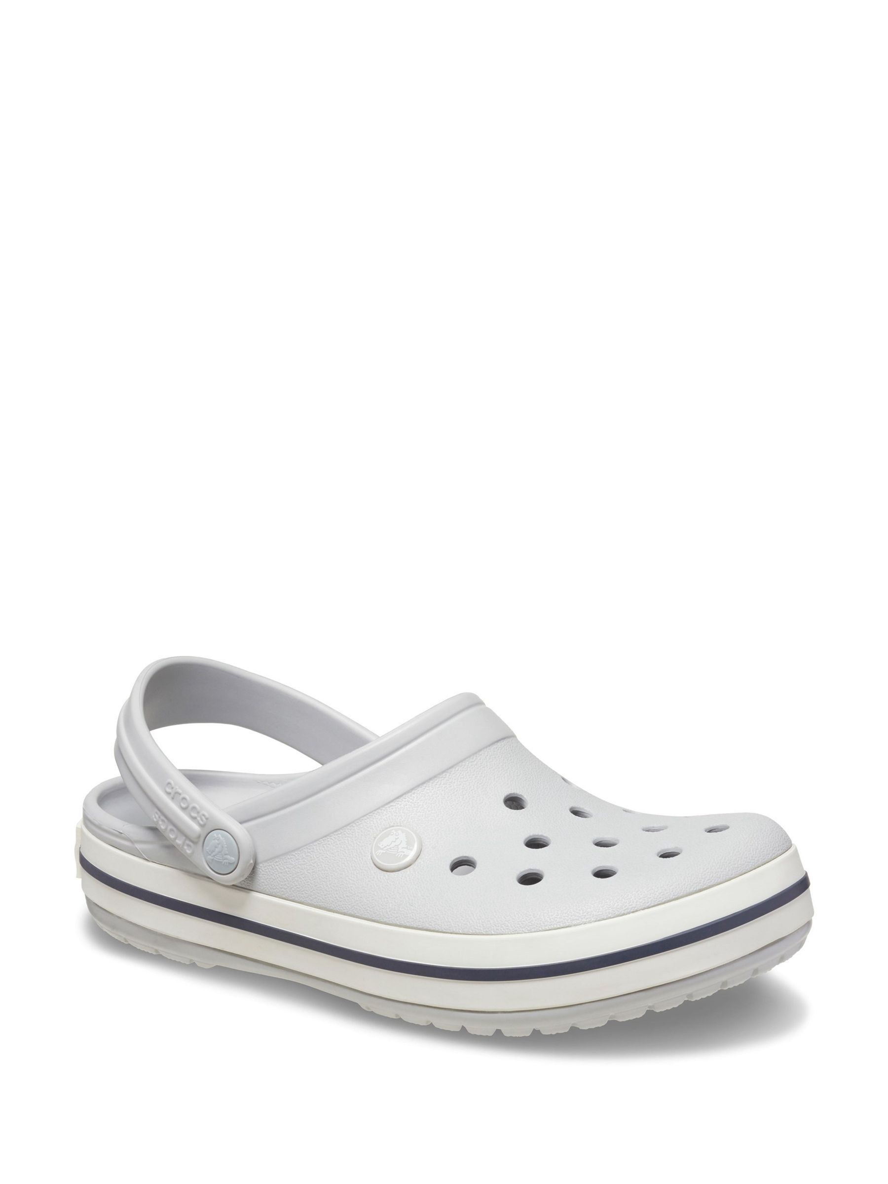 Buy Crocs Light Grey Adults Crocband Clogs from the Next UK online shop