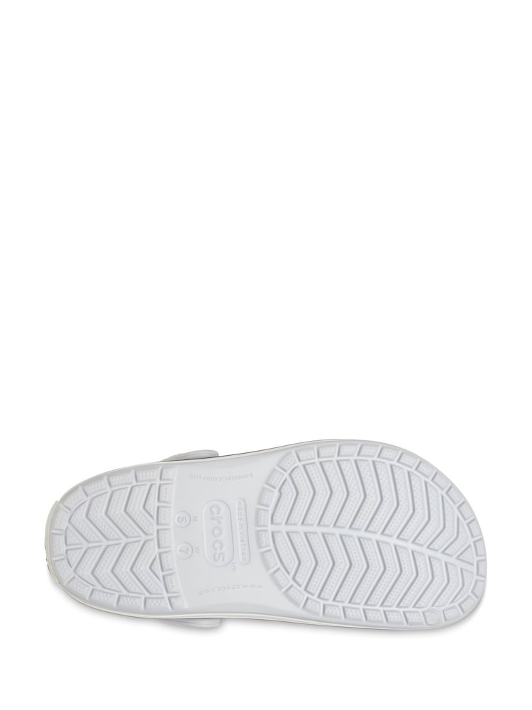 Crocs Grey Adults Crocband Clogs - Image 4 of 6