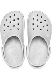 Crocs Grey Adults Crocband Clogs - Image 5 of 6