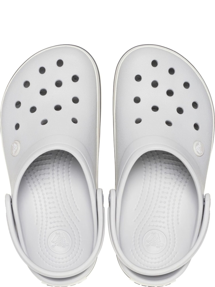 Crocs Grey Adults Crocband Clogs - Image 5 of 6